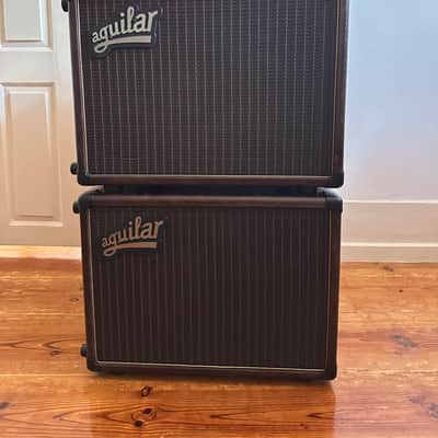 2x Aguilar DB 112 300-Watt 1x12" Bass Speaker Cabinets with tweeter (8ohm) Chocolate Thunder image 1