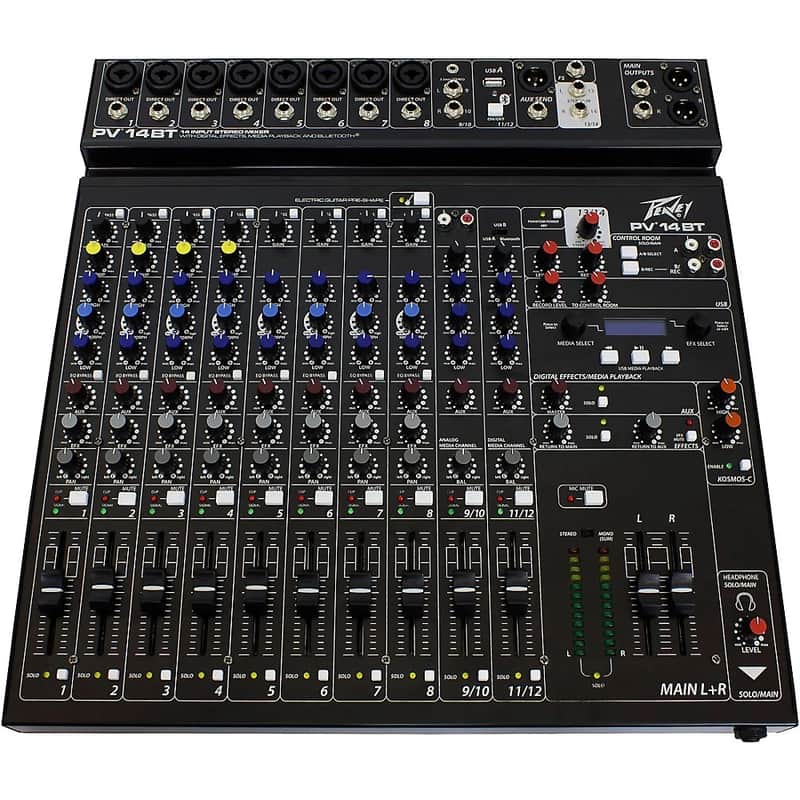 Peavey PV 14 BT 14 Channel Mixer with Bluetooth image 1
