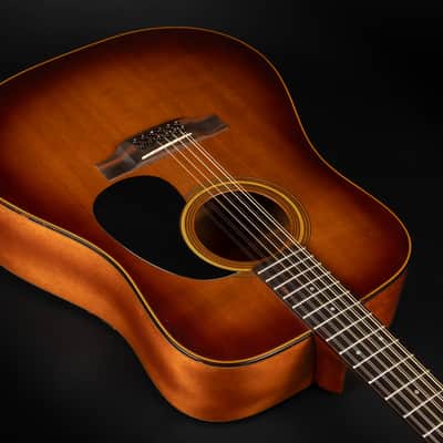 1988 K. Yairi YW11-12 - Vintage Sunburst Satin | Vintage Japan 12-String Dreadnought Acoustic Guitar | OHSC image 9