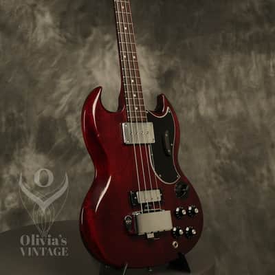 all original 1969 Gibson EB-3 Bass Cherry image 7