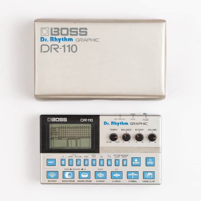 PRO SERVICED - Boss DR-110 Dr. Rhythm w/ Original Case image 1