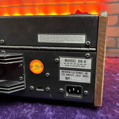 LOCAL PICKUP ONLY - 1984 Oberheim OB-8 w/ MIDI  8-voice analog polyphonic synthesizer image 24