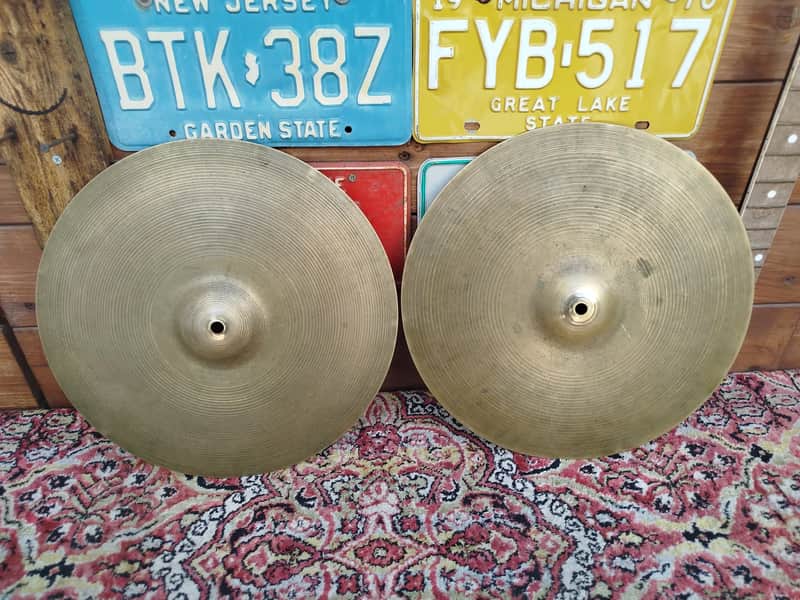 Zildjian Avedis 15" Hi Hat 1963, Vintage. image 1