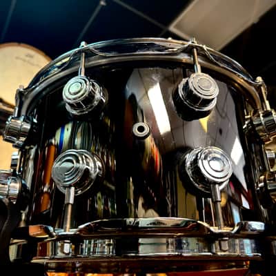 DW 14x8 Collector’s Black Nickel Over Brass Snare Drum image 2