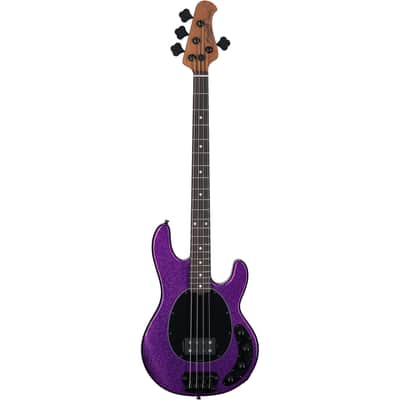 Sterling by Music Man StingRay RAY34 Electric Bass, Purple Sparkle image 2