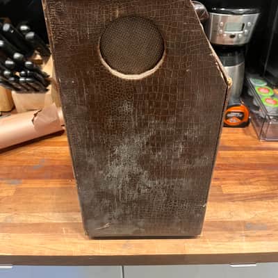 Masco MAP-15 15-Watt 1x12" Guitar and Harp Combo 1940s - Brown image 4