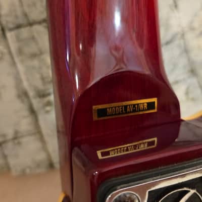 2004 Samick Avion Model AV-1/WR Greg Bennett Design,  Transparent Red image 15