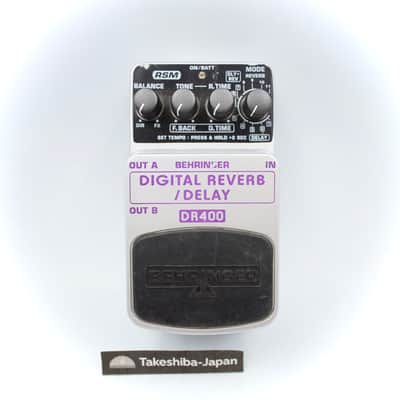 Behringer DR400 Digital Reverb Delay Guitar Effect Pedal image 1