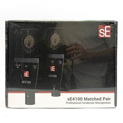 sE Electronics sE4100-U Large Diaphragm Condenser Microphones Matched Pair - NEW SEALED