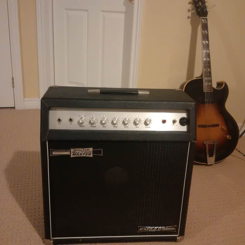 EMRAD Johnny Smith Master Amp, 70s Black & Silver image 1