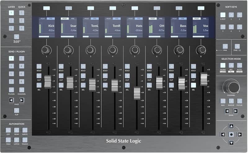 Solid State Logic SSL UF8 DAW Controller 2021 - Present - Black image 1
