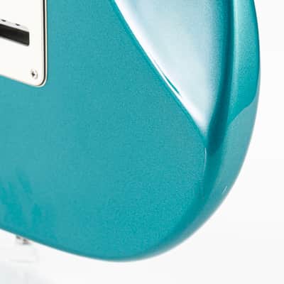 USED 1995 Fender American Standard Limited Edition Stratocaster Electric Guitar - Ocean Turquoise with Matching Headstock image 13