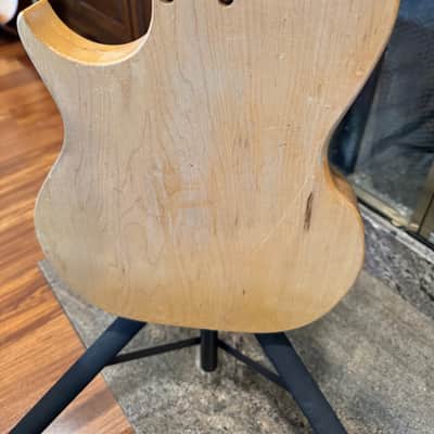 1960 Carvin SGB-3 Solid Body Electric Guitar - Natural Finish (w/HSC) image 4