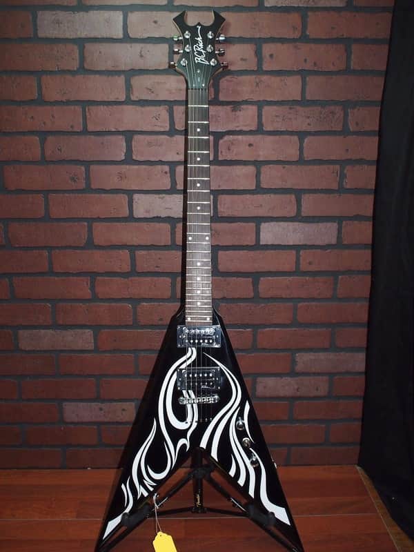 B.C. Rich Metal Master Kerry King V Electric Guitar Black KKV Tribal WorldShip image 1