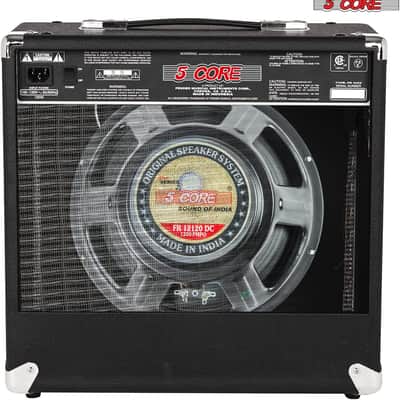 5 Core 12" Inch 75 Watt Replacement Guitar Amplifier Speaker 8 Ohm Black FR-12120DC GTR image 5