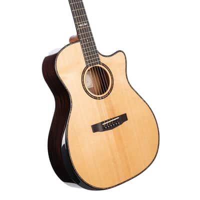 Cort GAPFBEVELNAT Grand Regal Bevel Cut Spruce Top Mahogany Neck 6-String Acoustic-Electric Guitar image 1