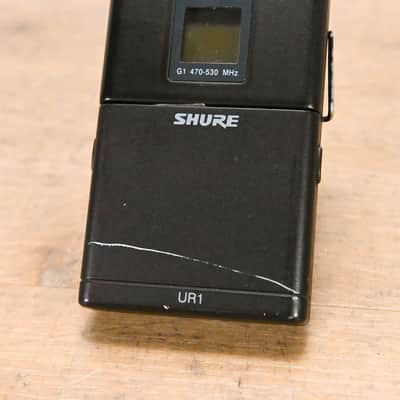 Immagine Shure UR1 Wireless Bodypack Transmitter - G1 Band: 470-530 MHz CG015BR - 3