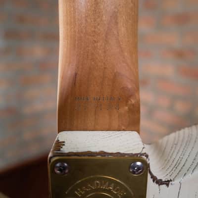 Paoletti Nancy Loft SH “Relic White Over Sunburst” Handcrafted Italian Reclaimed Chestnut Roasted Maple image 21