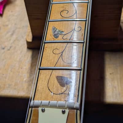 Electra 2258 Tree Of Life Set Neck Electric Guitar ?Prototype? 1970s Natural W/OHSC image 13
