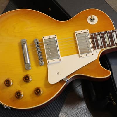 2006 Gibson Custom Shop 1960 Historic Reissue Les Paul Standard Electric Guitar Lemonburst + COA OHSC image 3