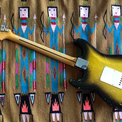 1957 Fender Stratocaster 2TSB Sunburst Refinished Body & Neck image 13