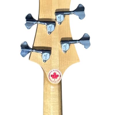 F BASS BN4 Trans Red, Maple Fingerboard, Very Good w/Cosmetic Flaws image 11