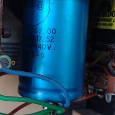 Vintage 1969/1970 Laney Sound Supergroup LC16 1x12 combo amp (point to point wiring) Patridge transformer Fane 122/10 speaker Pulsonic cone image 19