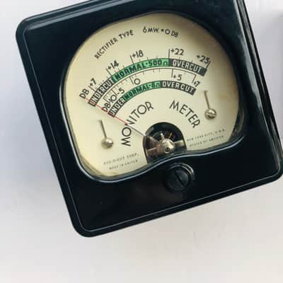 NOS Rek-O-Kut VU meter for Record Cutting Lathe image 1
