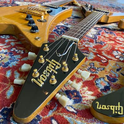 1980-1982 Gibson Modernistic Series Korina Flying V Explorer Moderne image 11