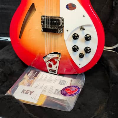 Rickenbacker 330/12 FireGlo 12-String Hollowbody Guitar, w/HSC image 4