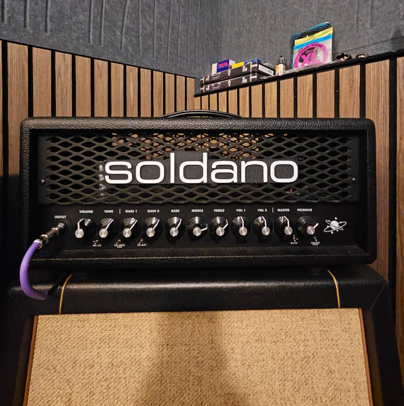 Soldano Astro 20 Upgraded Power and Preamp Tubes - Black image 1