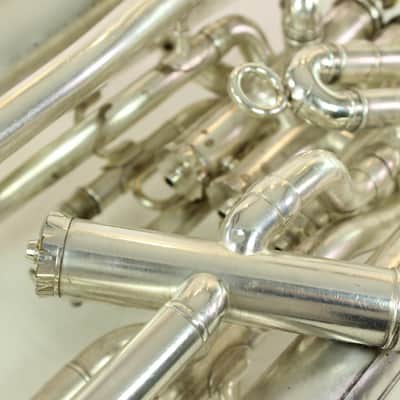 Besson New Standard Compensating Euphonium SILVER NICE! image 11