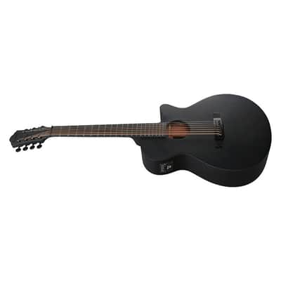 Ibanez AEG Series AEG721 7-String Acoustic-Electric Guitar - Black Out image 4