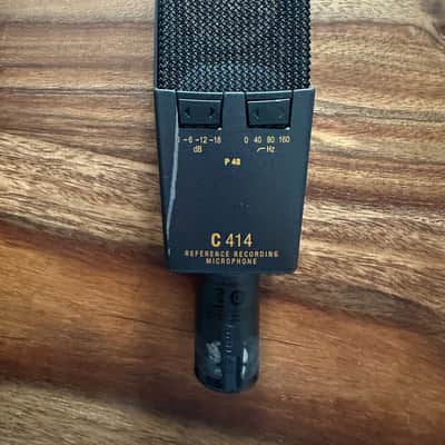 AKG C414 XLII Large Diaphragm Multipattern Condenser Microphone 2010s - Black image 4