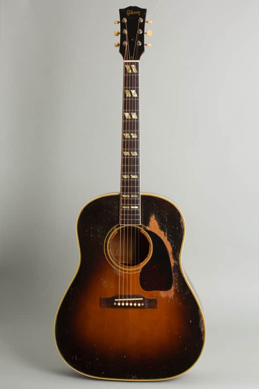 Gibson SJ Southern Jumbo Flat Top Acoustic Guitar (1954), ser. #X51*9-89, original brown hard shell case. image 1