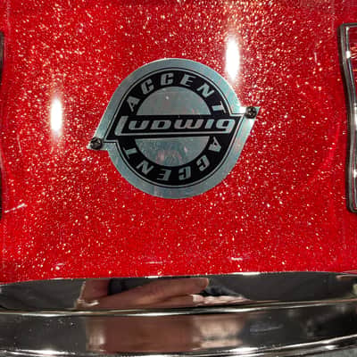 Ludwig Accent Snare - Red Sparkle image 5