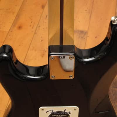 Fender Standard Stratocaster HSS, MIM Fat Strat 2004/2005 Black image 18