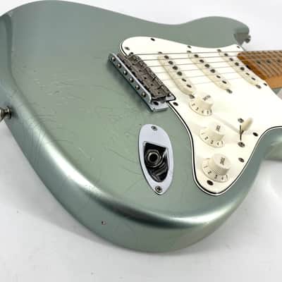 2005 Fender Custom Shop Limited Edition ’66 Stratocaster Closet Classic – Firemist Silver Metallic image 22