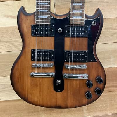 Custom Double Neck SG Style Natural image 1