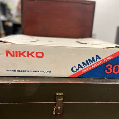 Nikko Gamma 30 AM/FM Stereo Tuner Black image 4