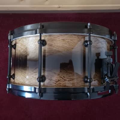Dixon Artisan Silkwood / Maple – PMT Black Reverse Burst 6.5″ x 14″ 2025 image 3