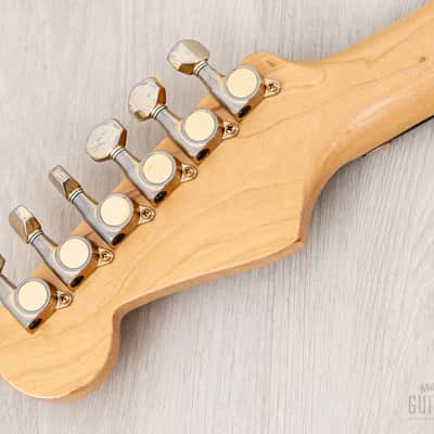 1988 Fender Pro Feel Stratocaster STR75 SSH Cherry Red Sunburst w/ Floyd Rose, Japan MIJ Fujigen image 5