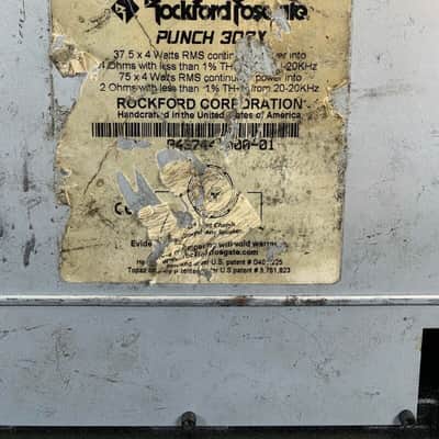 Old School Rockford Fosgate Punch 300X 4-Channel Car Amp image 6