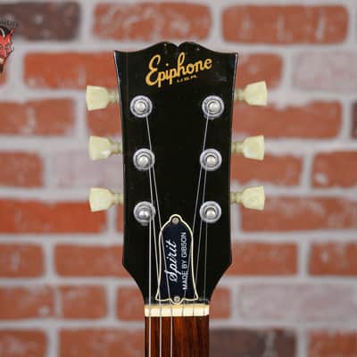 Epiphone USA Spirit Figured Maple Top Sunburst 1982 w/OHSC image 9