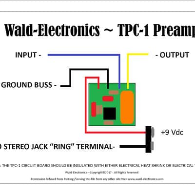 waldotronics Spud (TPC-1) Preamp Buffer. Gain = -1.7dB image 3