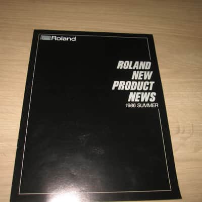 Roland collection Vintage New Product News Catalogs (1985/1986/1987) - Synthesizer Brochure/Catalog - Rare image 7