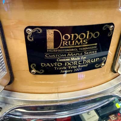 DONOHO DRUMS 12" Custom Maple Series David Northrop From the Travis Tritt Group Snare Drum - Pre Owned image 2