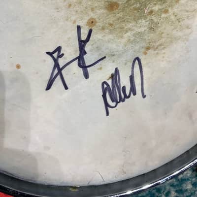 ddrum Rick Allen's Def Leppard Hysteria Tour, 10" Clavia AB Trigger Pad (RA #2042) 1980s, AUTOGRAPHED HEAD!! image 2