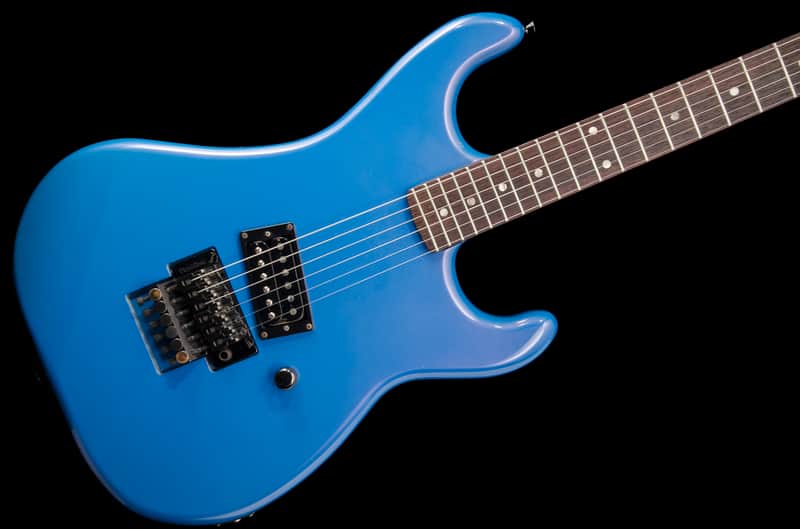 Kramer Focus F-1000 1987 Flip Flop Blue w/ hard case image 1