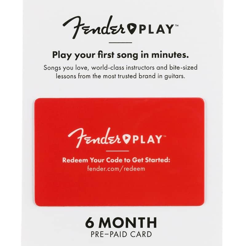 Fender Fender Play 6-Month Subscription Gift Card image 1